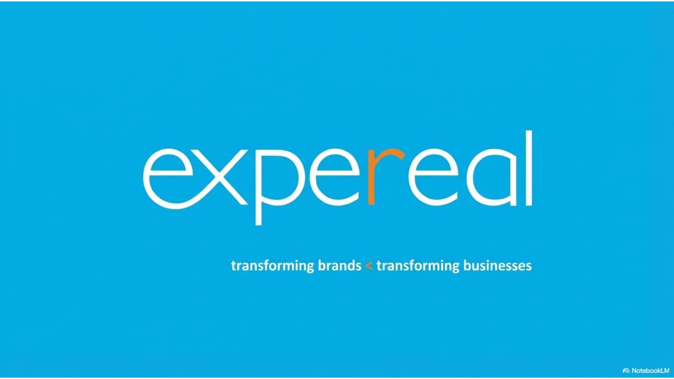Why Expereal presentation, slide 1 of 26: Introduction